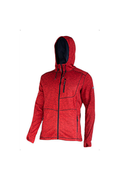 Lahti Pro Jacheta cu imprimeu si gluga / rosu - 3xl