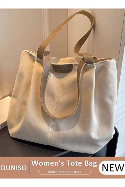 DUNISO Women's Shoulder Bag Canvas Large Capacity Bucket Bag