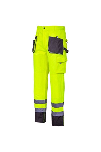 Lahti Pro Pantalon reflectorizant intarit / verde - s