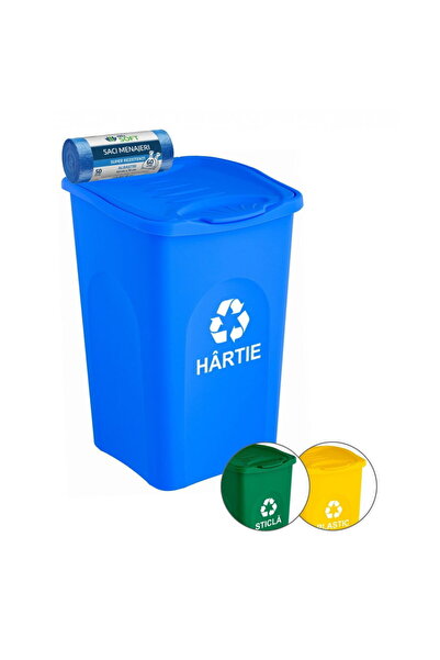 Other Blue/paper selective collection waste bin 50 liters