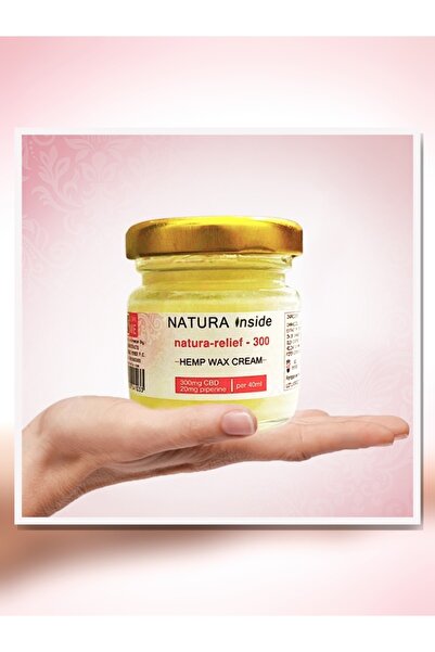 NATURA INSIDE Κρέμα κάνναβης με κερί – 300mg CBD, 20mg πιπερίνη, 40ml