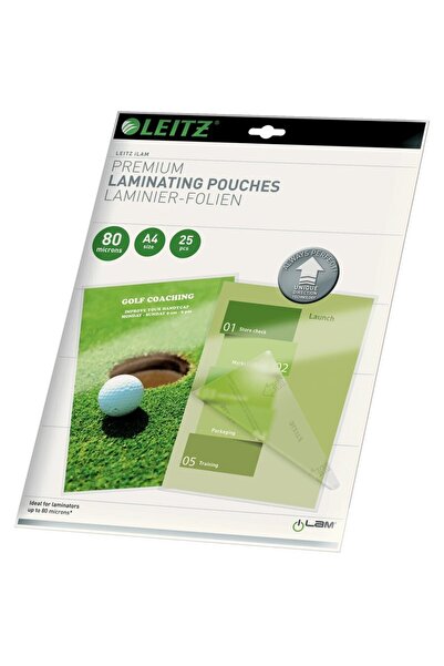Leitz UDT foil for hot lamination, A4, 80 mic., 25pcs/set, "74790000"