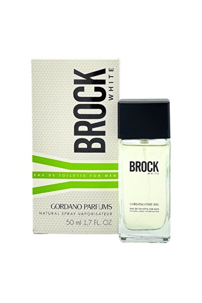GORDANO PARFUMS BROCK WHITE Eau de Toilette for Men, 50 ml,