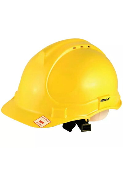 DEDRA EXIM Yellow safety helmet