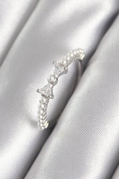 Inure Jewelry النحاس الفضة اللون الزركون حجر الشريط نموذج اللؤلؤ التفاصيل خات...