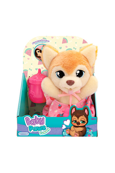 Baby Paws Jucarie de plus Catelus Pomeranian Spitz in gentuta 17,8cm,...