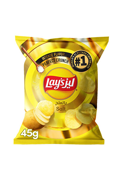 Lay's رقائق ليز مملحة 45 غرام