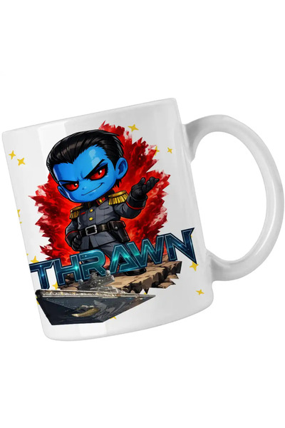 OEM Star Wars Thrawn Grand Admiral Chibi mug