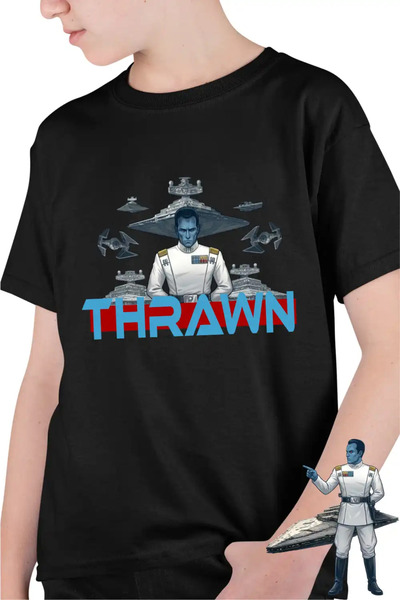 OEM Παιδικό μπλουζάκι Star Wars Battleship Grand Admiral Thrawn για αγόρια