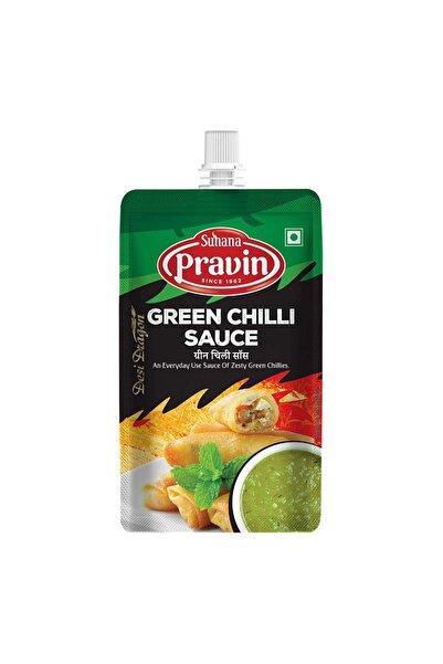 Pravin Hot Spicy Green Chilli Sauce (335g)