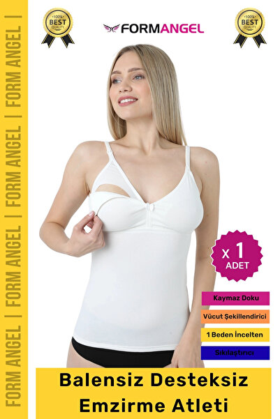 Carlburn # Breastfeeding Undershirt, Supportless, Wire-Free, Clip-On, Thin St...