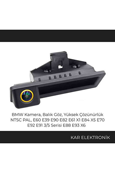 Kar Elektronik Bmw Kamera Balık Göz Yüksek Çözünürlük Ntsc Pal E60 E39 E90 E8...
