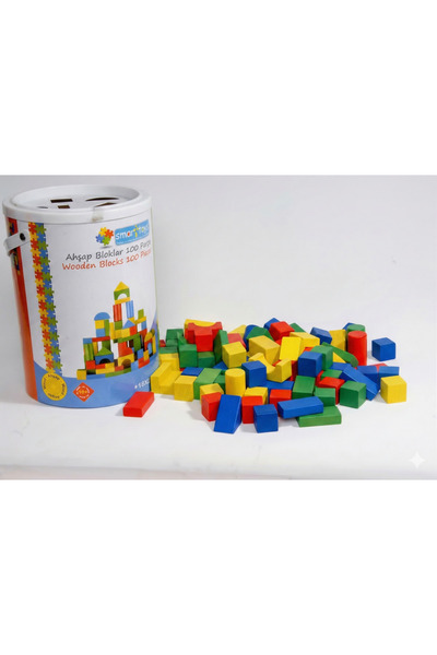Smarttoys Ahşap Bloklar 45 Parça (Wooden Blocks 45 Pieces)