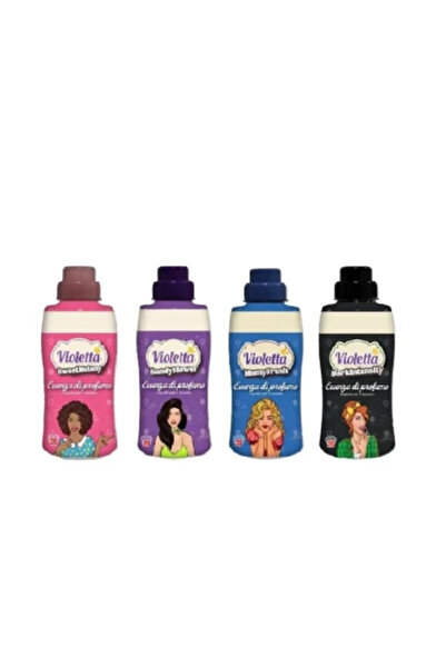 Violetta Promo Pack 4 X Laundry Fragrance Sweet, Sandy, Dark and Momy 400ml 2...