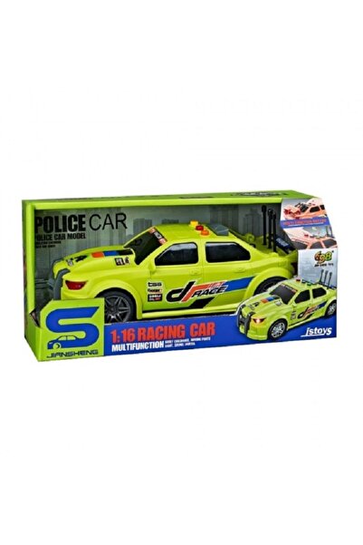 JS Toys Jucarie interactiva, Masina de curse, cu frictiune, portb...