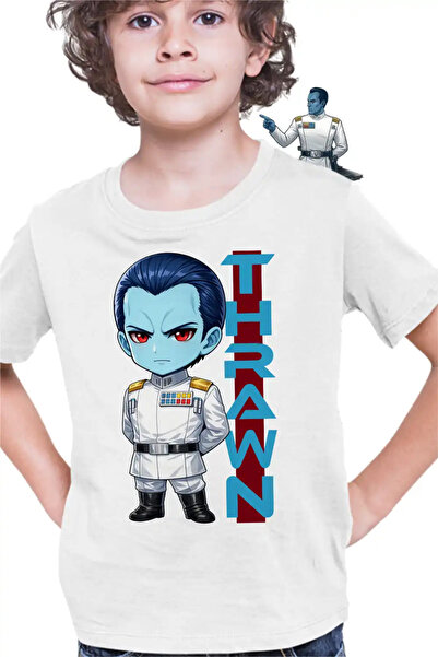 OEM Παιδικό Αγορίστικο T-shirt Thrawn Anime Chibi Grand Admiral Star Wars