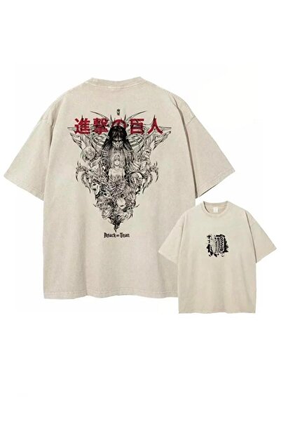 Köstebek تي شيرت بيج أنيمي أتاك أون تايتان فاينل تشابتشر للجنسين