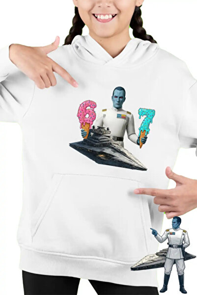 OEM Παιδικό Φούτερ για Κορίτσια Thrawn Six Seven Six Seven Star Wars Destroyer