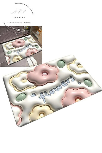 FORSEİ LUCA 3d Figürlü Su Emici Banyo WC Duş Önü Paspası