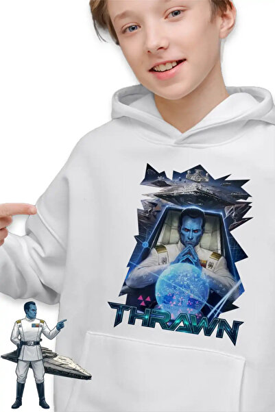 OEM Παιδικό Φούτερ με Κουκούλα για Αγόρια Grand Admiral Thrawn Legend Star Wars