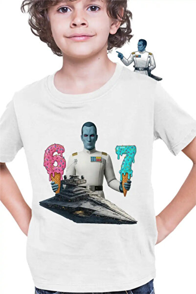 OEM Παιδικό μπλουζάκι Thrawn Six Seven Star Wars Destroyer για αγόρια