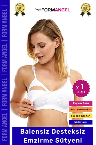 Carlburn # Breastfeeding Bra Without Underwire, Without Support, with Clips, ...