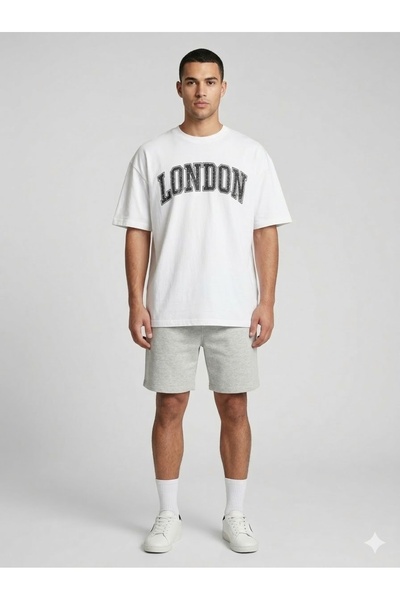 PERISENSE Unisex sportski set kratkih hlača i majice – letnji ležerni sportsk...