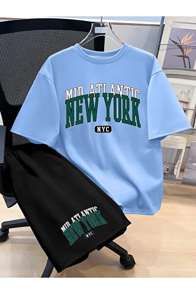 YRN COLLECTION Unisex Sports Shorts T-Shirt Set – Oversized Summer Casual Spo...