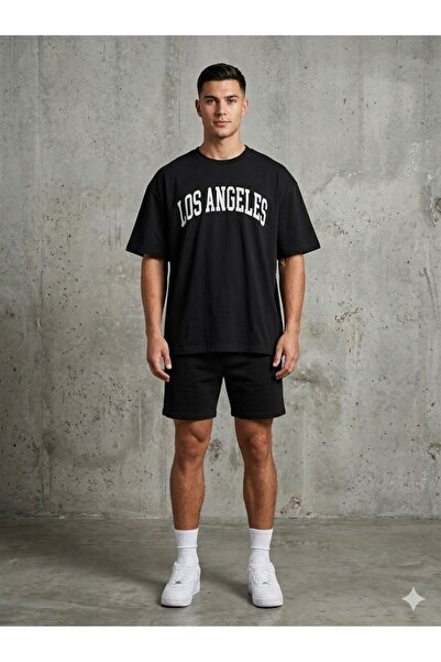 PERISENSE Unisex Sports Shorts T-Shirt Set – Oversized Summer Casual Sport Se...