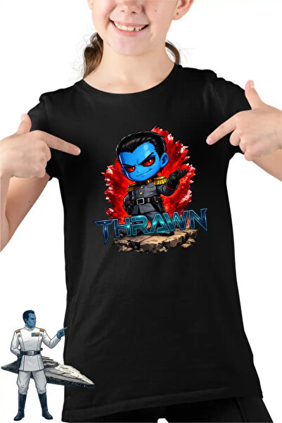 OEM Παιδικό Κορίτσι Star Wars Thrawn Grand Admiral Chibi T-shirt