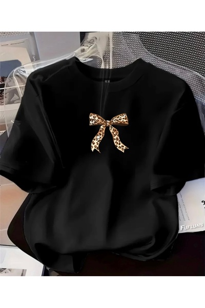 FUFLUNS ΜΠΛΟΥΖΑΚΙ OVERSIZE ΜΕ ΣΤΑΜΠΑ ΛΕΟΠΑΡΔΑΛΗΣ ΚΑΙ ΚΟΡΔΕΛΑ, UNISEX, ΓΥΝΑΙΚΕ...