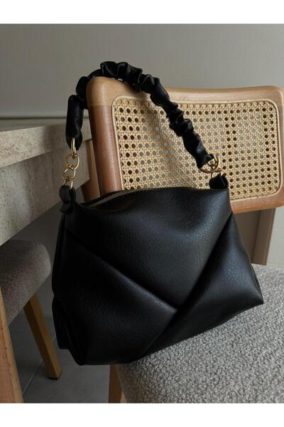 JASECO Women's Drawstring Strappy Shoulder Bag Geometric Fold Detailed Clutch...