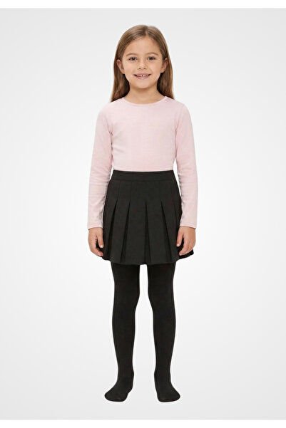 Penti Καλσόν για κορίτσια Pretty "Μπαμπού" - ματ, αδιαφανές, μαύρο χρώμα