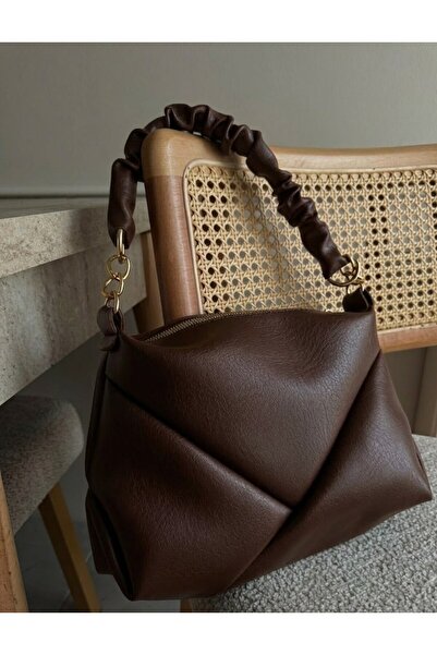 JASECO Women's Drawstring Strappy Shoulder Bag Geometric Fold Detailed Clutch...