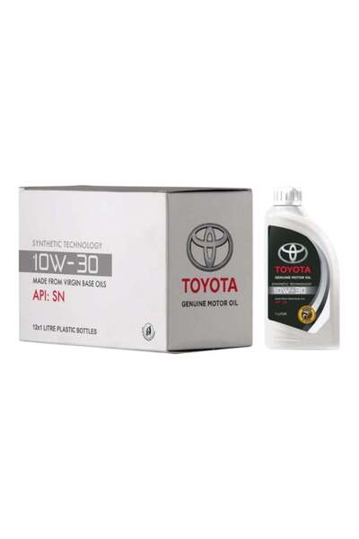 Toyota Semi-Synthetic Engine Oil 10W30 SN 1 × 12 Liters