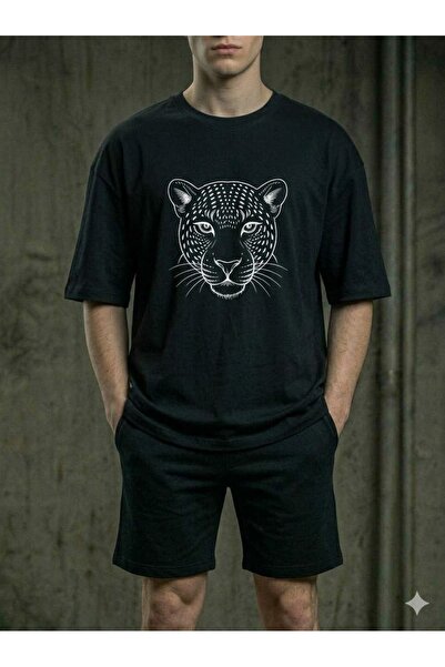 PERISENSE Set de tricou și pantaloni scurți sport unisex – Set sport casual d...