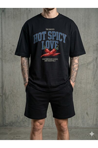 PERISENSE Unisex Sports Shorts T-Shirt Set – Oversized Summer Casual Sport Se...