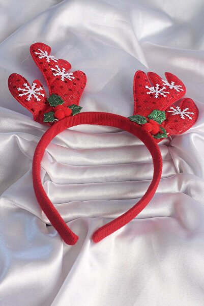 Inure Jewelry New Year's Themed Snowflake Processing Detail Deer Horn Figured...