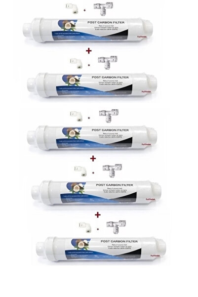 FullYedek 5 ADET Osmosis Pos Karbon Tatlandırıcı , Quick inline 5. Aşama Son ...