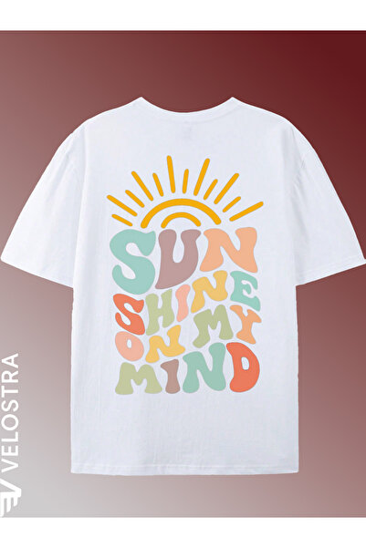 Velostra Unisex Women Men Sun Shine Printed Oversized Comfortable Daily Use C...