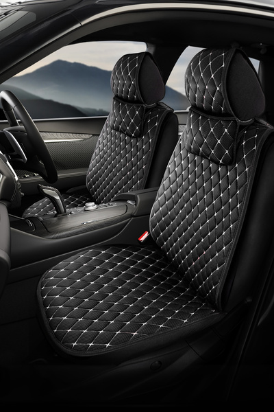 TORPEDO Elite Series Breathable Anti-Sweat Auto Seat Protection Cover - Full Set