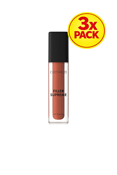 Catrice 3x PACK Filler Supreme Lip Gloss #100 – Cinnamon Glaze 3.5 ml
