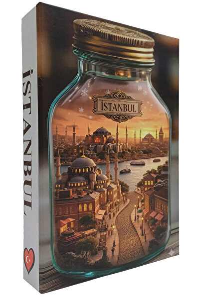 BSEYSTORE 2028 -773 İSTANBUL DEKORATİF KİTAP KUTUSU