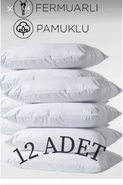 AYHOME 12 Adet Beyaz Renk Yastık Kılıfı Yastık Şiltesi Mitil Astar Yastık İç ...