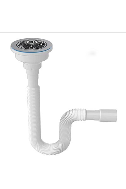 abnturk Tüm Ankastre ve Granit Evyeler İçin Uyumlu Uzun Vidalı 114 mm Ağız Ça...