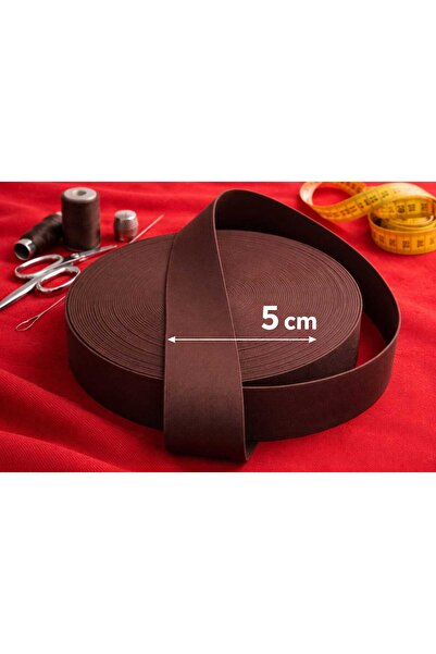 beyna aksesuar Sert Woven Light Brown 5 cm Waist, Leg and Bottom Elastic 1 Pa...