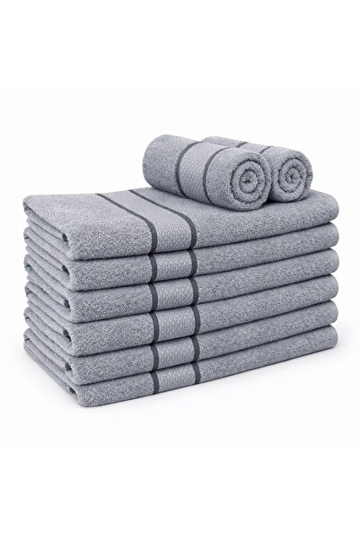CumparaMisim Set of 8 small towels 30x50cm, 100% Pakistani Cotton , 400g, Lin...