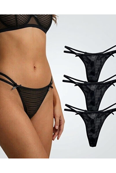 mrv women Kadın 3Lü String Tanga