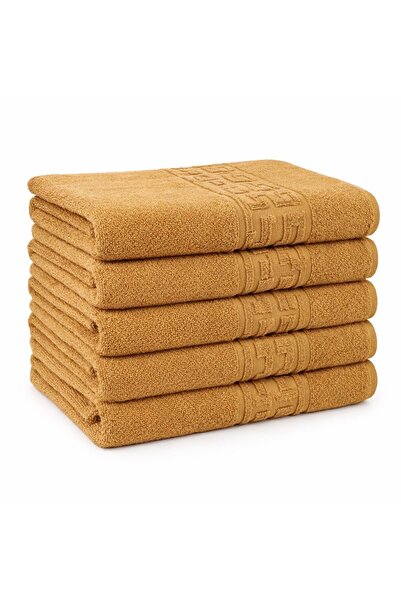 CumparaMisim Set of 5 medium towels 50x90cm, 100% Pakistani Cotton , 500g, Mu...