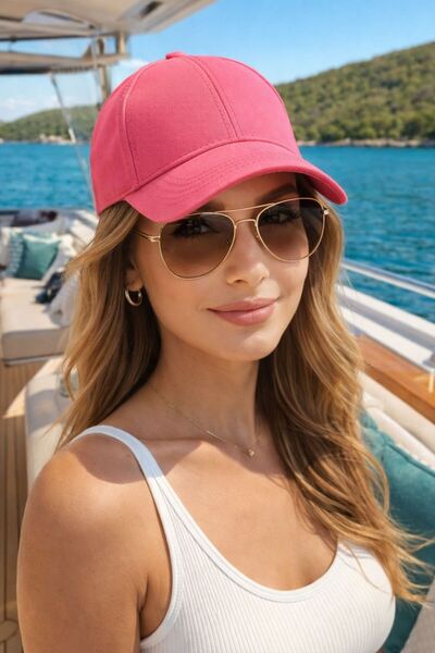 BALIENTE Fuchsia Gabardine Lux Cotton Piece Women's Hat